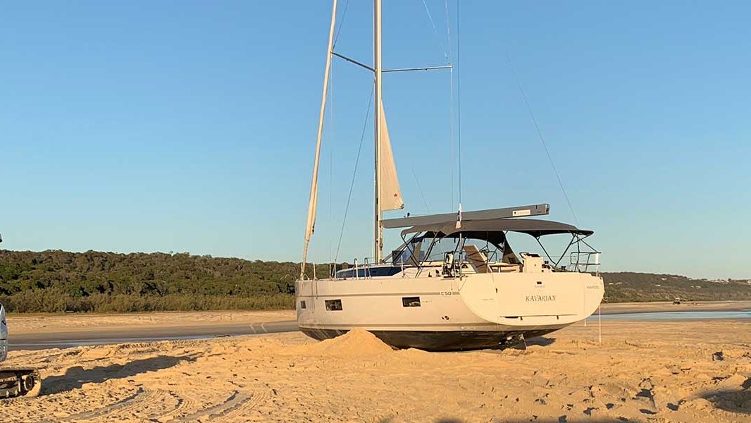 Yacht Recovery – Fraser Island