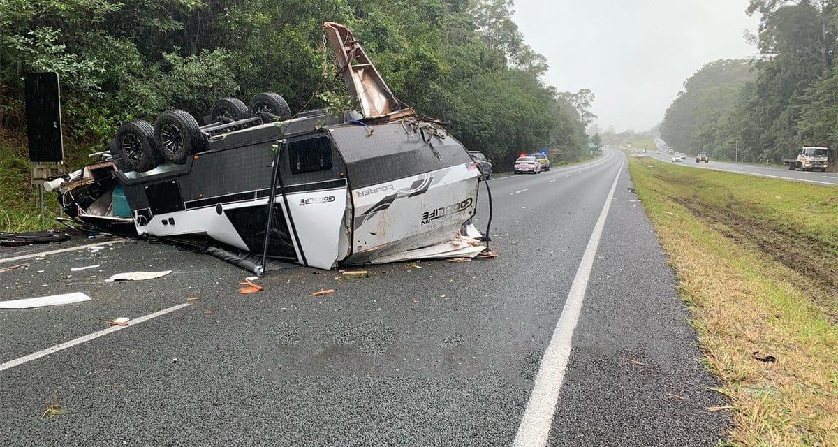 Bruce Highway Nambour Caravan Crash